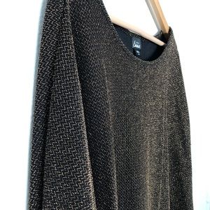 Simply Emma Black & Gold Formal Tunic